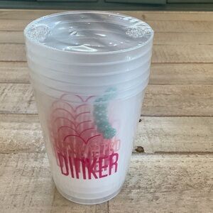 Set of 6 “Designated Dinker” cups Pickleball party New